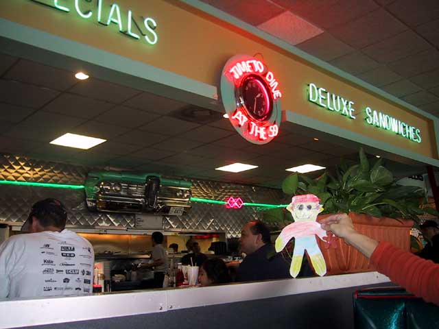 We had Deluxe Sandwiches.
