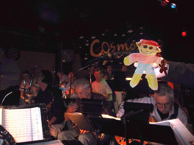 The next night we went to Cosmos to listen to some Big Band with some Big Band fans.