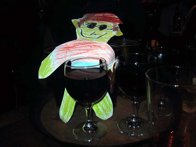 Take it easy there, Stanley. Red wine can give you quite a headache.