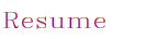 Resume
