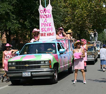 Give Bush the pink slip!