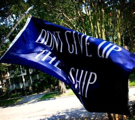 don't give up the ship