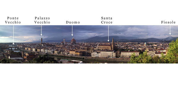 Florence looking northwest
