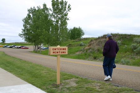 Entering Montana